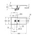 Мийка для кухні Grohe 1000 х 500 мм, Granite Black (31642ap0) 31642AP0
