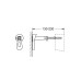 Дистанційне кріплення інсталяції Grohe Rapid SL (3855800M) 3855800M