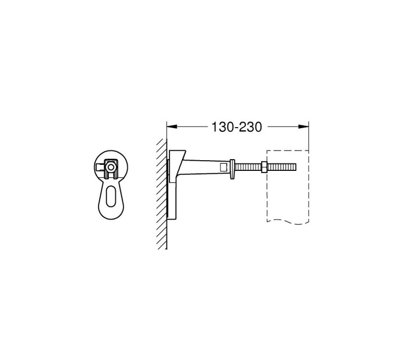 Дистанционное крепление инсталляции Grohe Rapid SL (3855800M) Дистанционное крепление инсталляции Grohe Rapid SL (3855800M)