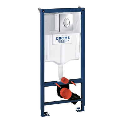 Комплект 3-в-1 для унітазу Grohe Rapid SL (кнопка Skate Air) + 37131000 (38721001)