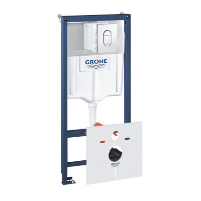 Комплект 4-в-1 для підвісного унітазу Grohe Rapid SL (кнопка Arena Cosmopolitan) (38929000)