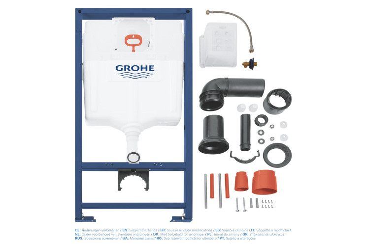 Комплект для унітазу 3-в-1 Grohe Rapid SL, 1.13 м висота установки (38772sh0) 38772SH0