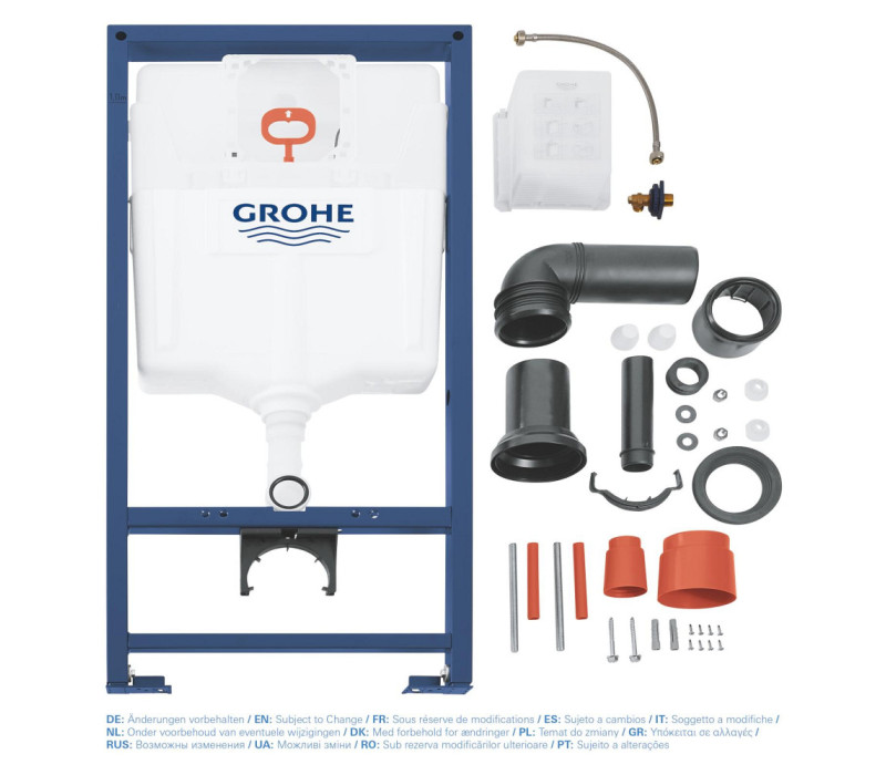 Комплект для унітазу 3-в-1 Grohe Rapid SL, 1.13 м висота установки (38772sh0)