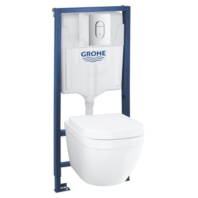 Комплект Grohe Solido 5-в-1 c клавішею Arena Cosmopolitan (39536000)