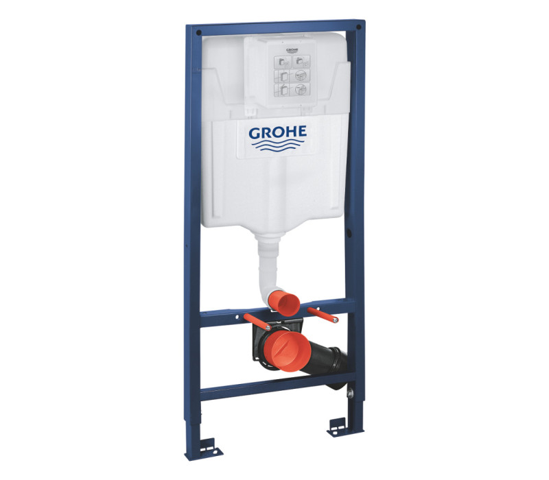 Комплект Grohe SOLIDO 5-в-1 унітаз + інсталяція Rapid SL C клавішею Arena Cosmopolitan (39418000)
