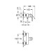 Смеситель однорычажный Grohe Eurosmart New Для Душа (33555003) 33555003