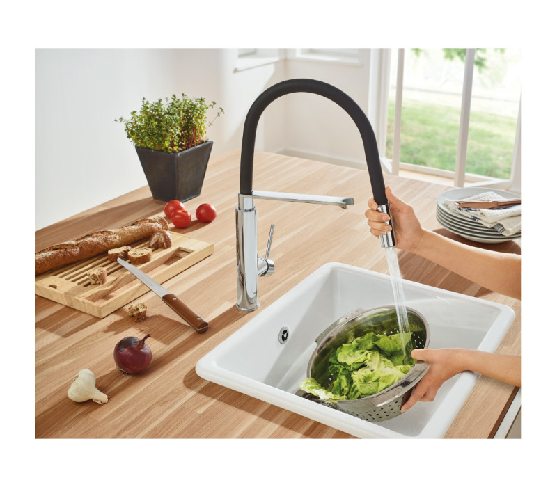 Змішувач одноважільний Grohe Concetto для мийки (31491000) Змішувач одноважільний Grohe Concetto для мийки (31491000)