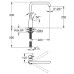 Смеситель однорычажный Grohe Essence для мойки (30269000) 30269000