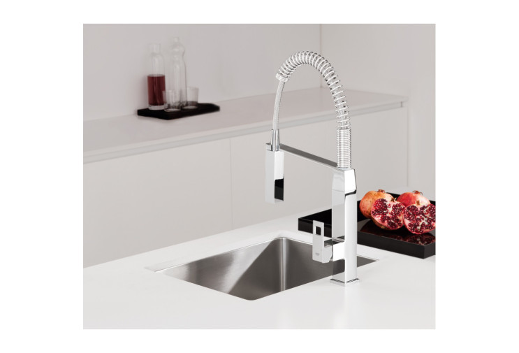 Смеситель однорычажный Grohe Eurocube для мойки (31395000) 31395000
