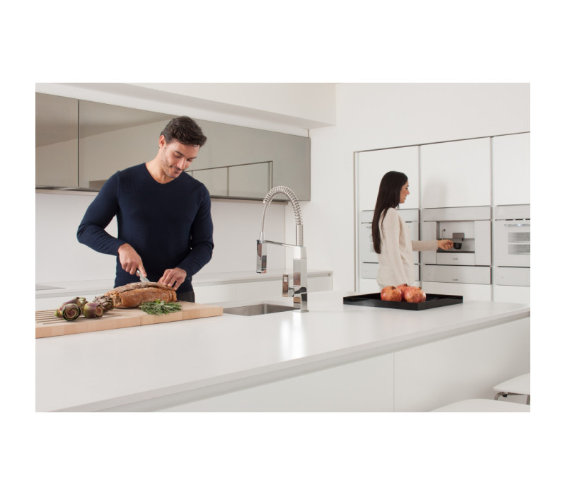 Смеситель однорычажный Grohe Eurocube для мойки (31395000) Смеситель однорычажный Grohe Eurocube для мойки (31395000)