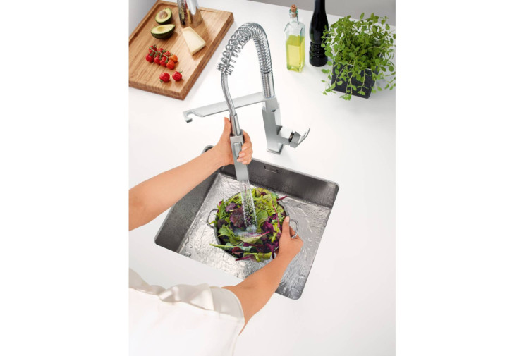 Смеситель однорычажный Grohe Eurocube для мойки (31395DC0) 31395DC0