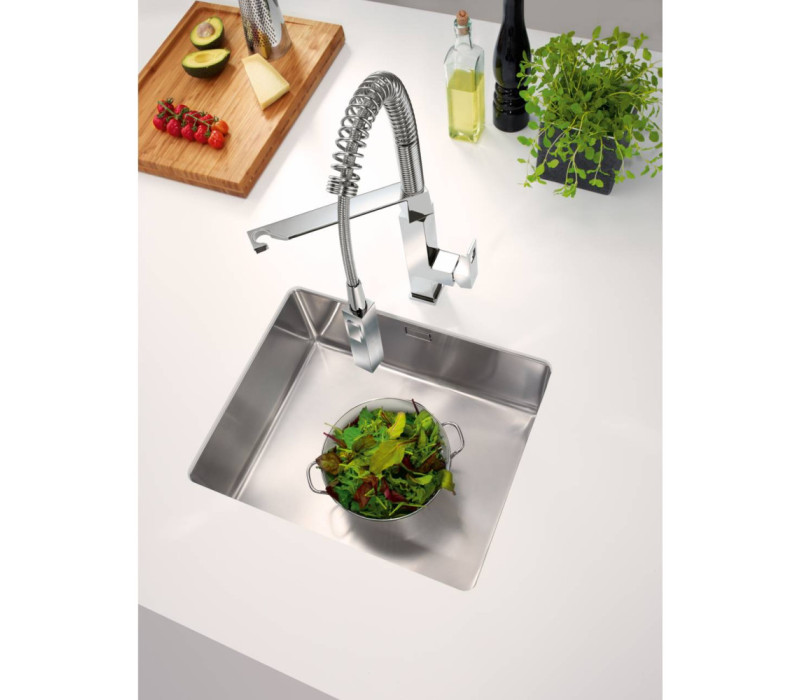 Змішувач одноважільний Grohe Eurocube для мийки (31395DC0) Змішувач одноважільний Grohe Eurocube для мийки (31395DC0)