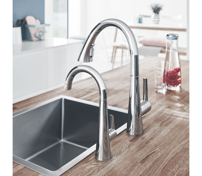 Смеситель однорычажный Grohe Zedra для мойки (32294002) Смеситель однорычажный Grohe Zedra для мойки (32294002)
