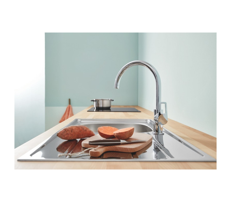 Змішувач одноважільний Grohe BauLoop New для мийки (31368001)