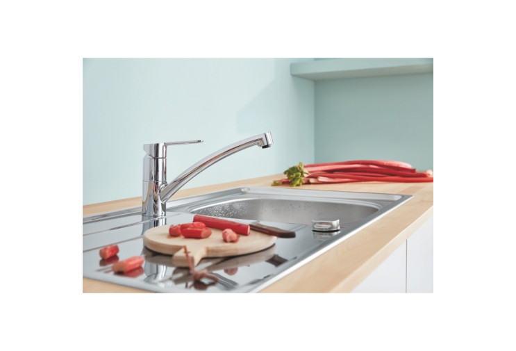 Змішувач одноважільний Grohe BauEco для мийки (31680000) 31680000 Змішувач одноважільний Grohe BauEco для мийки (31680000) 31680000