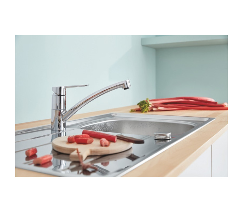 Змішувач одноважільний Grohe BauEco для мийки (31680000)