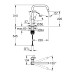 Смеситель однорычажный Grohe Eurosmart для мойки (30567000) 30567000