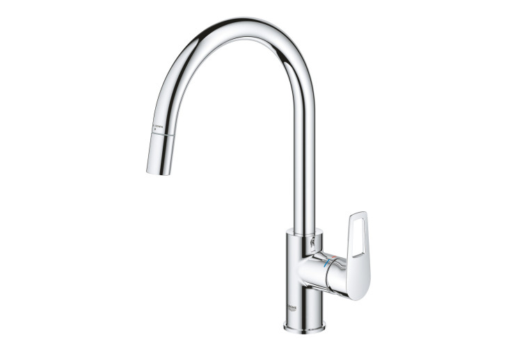Смеситель смеситель Grohe BauLoop New Для кухни (30543000) 30543000 Смеситель смеситель Grohe BauLoop New Для кухни (30543000) 30543000