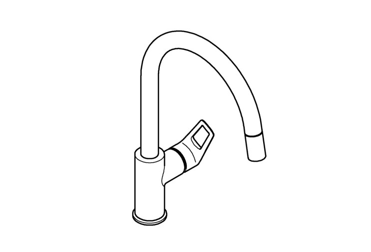 Смеситель смеситель Grohe BauLoop New Для кухни (30543000) 30543000 Смеситель смеситель Grohe BauLoop New Для кухни (30543000) 30543000