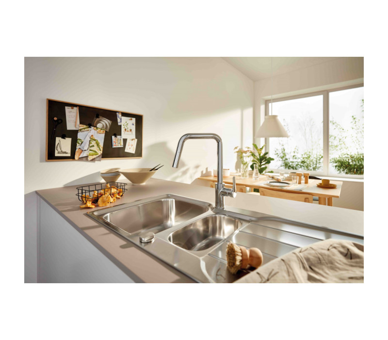 Змішувач одноважільний Grohe Eurosmart для мийки (30619000) Змішувач одноважільний Grohe Eurosmart для мийки (30619000)