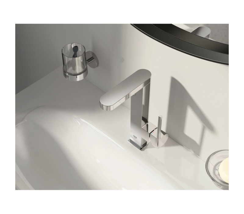 Змішувач одноважільний Grohe Plus для раковини, L-Size з нажимним донним клапаном (23873003)
