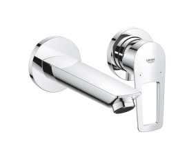 Змішувач для раковини Grohe BauLoop New на 2 отвори, настінний монтаж M-Size (20289001)