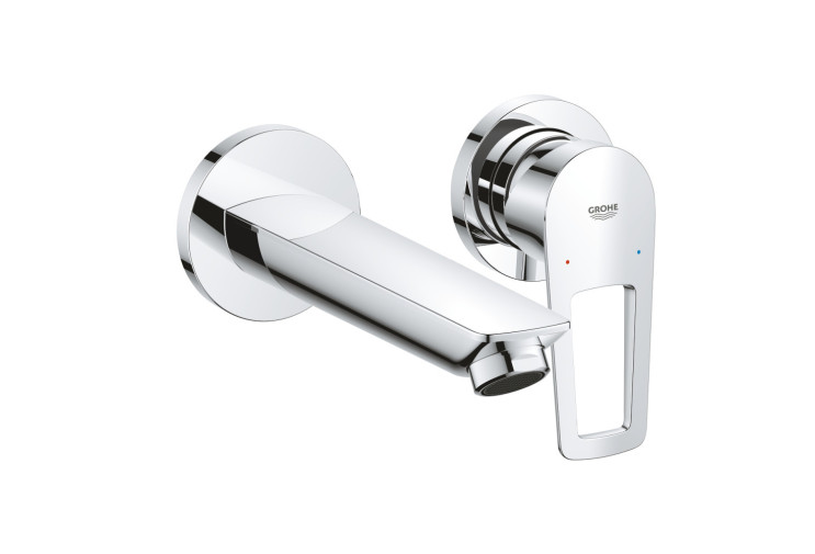 Змішувач для раковини Grohe BauLoop New на 2 отвори, настінний монтаж M-Size (20289001) 20289001