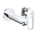 Змішувач для раковини Grohe BauLoop New на 2 отвори, настінний монтаж M-Size (20289001) 20289001