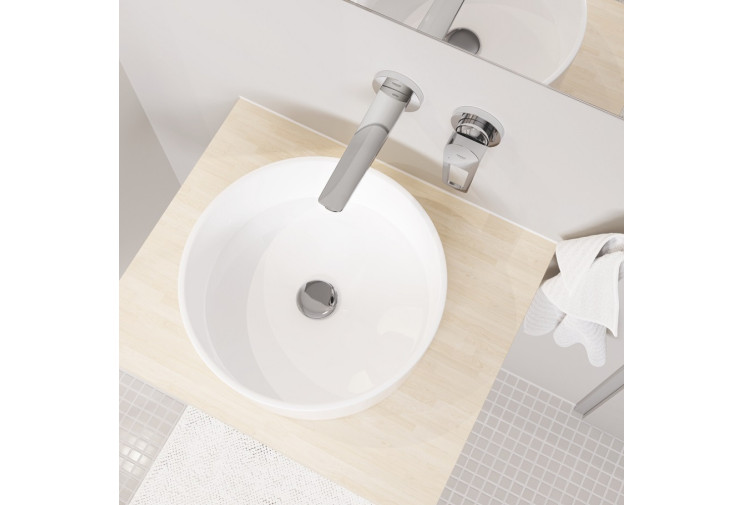 Змішувач для раковини Grohe BauLoop New на 2 отвори, настінний монтаж M-Size (20289001) 20289001