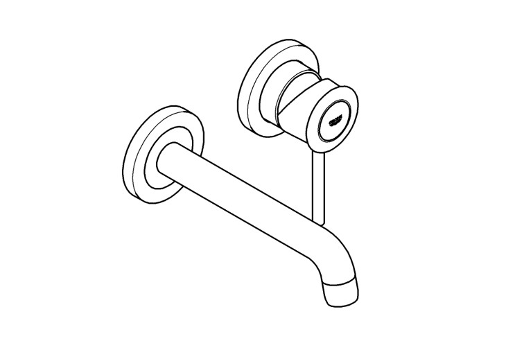 Змішувач для раковини Grohe BauClassic, прихованого монтажу (2029200c) 2029200C