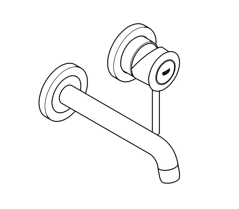 Змішувач для раковини Grohe BauClassic, прихованого монтажу (2029200c) Змішувач для раковини Grohe BauClassic, прихованого монтажу (2029200c)