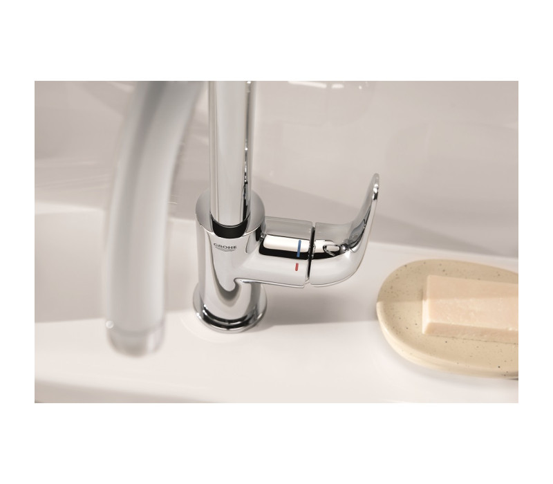 Змішувач одноважільний Grohe Euroeco для раковини L-Size (24272001) Змішувач одноважільний Grohe Euroeco для раковини L-Size (24272001)
