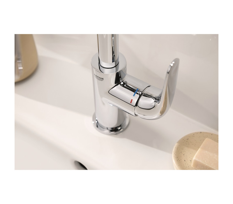 Змішувач одноважільний Grohe Euroeco для раковини L-Size (24272001) Змішувач одноважільний Grohe Euroeco для раковини L-Size (24272001)