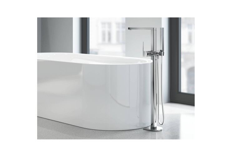 Смеситель однорычажный Grohe Plus Для ванны, напольный монтаж (23846003) 23846003 Смеситель однорычажный Grohe Plus Для ванны, напольный монтаж (23846003) 23846003