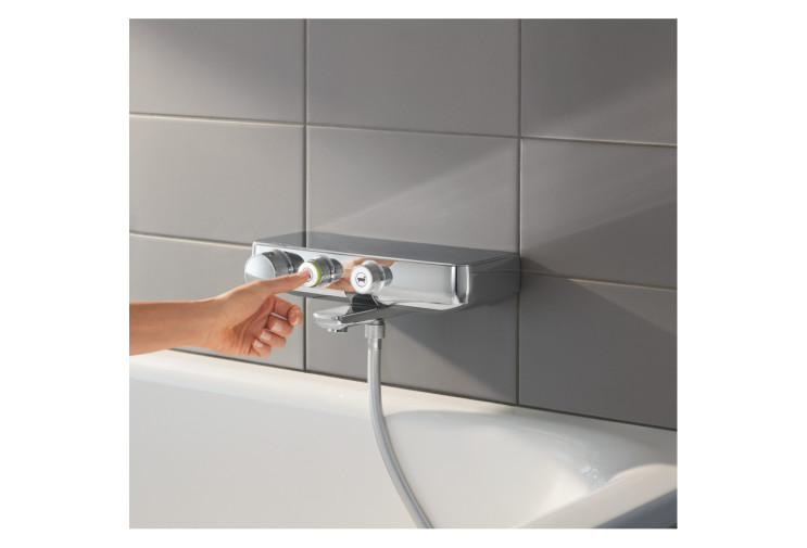 Термостатический смеситель Grohe Grohtherm SmartControl для ванны, настенный монтаж (34718000) 34718000 Термостатический смеситель Grohe Grohtherm SmartControl для ванны, настенный монтаж (34718000) 34718000