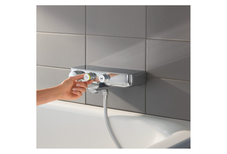 Термостатический смеситель Grohe Grohtherm SmartControl для ванны, настенный монтаж (34718000) 34718000 Термостатический смеситель Grohe Grohtherm SmartControl для ванны, настенный монтаж (34718000) 34718000