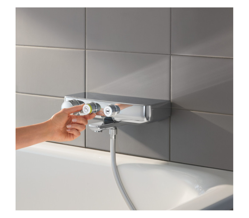 Термостатичний змішувач Grohe Grohtherm SmartControl для ванни, настінний монтаж (34718000) Термостатичний змішувач Grohe Grohtherm SmartControl для ванни, настінний монтаж (34718000)