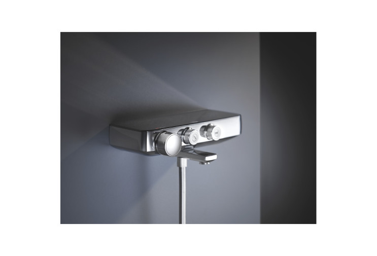 Термостатический смеситель Grohe Grohtherm SmartControl для ванны, настенный монтаж (34718000) 34718000 Термостатический смеситель Grohe Grohtherm SmartControl для ванны, настенный монтаж (34718000) 34718000