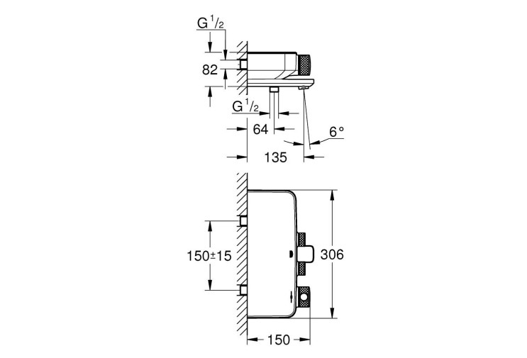 Термостат для ванны Grohe Grohtherm SmartControl (102168kf00) 102168KF00 Термостат для ванны Grohe Grohtherm SmartControl (102168kf00) 102168KF00
