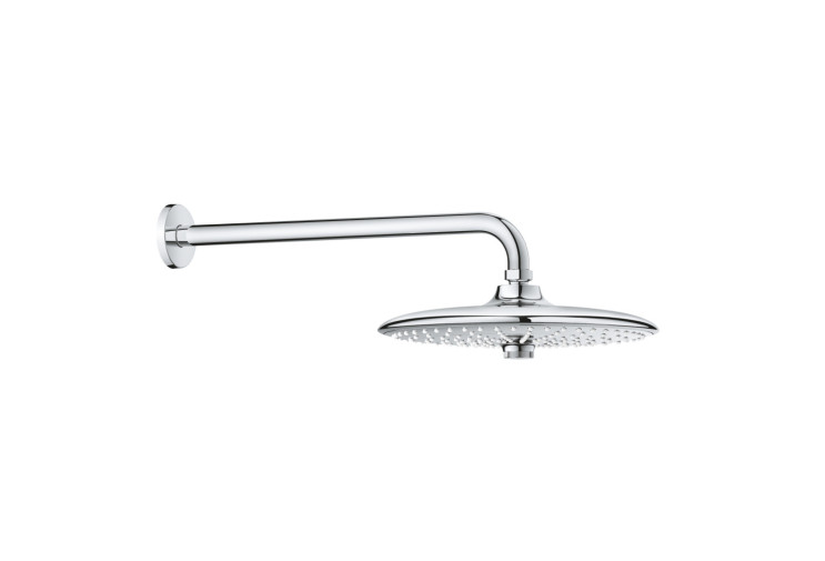 Верхний душ Grohe Euphoria 260 с душевым кронштейном 380 мм, 3 режима струи (26458000) 26458000