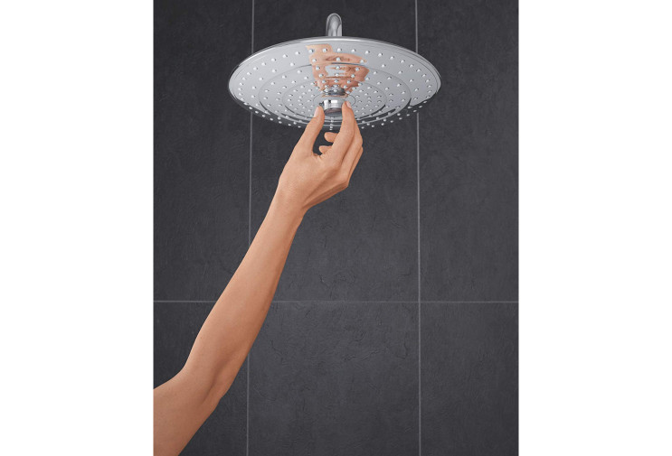 Верхний душ Grohe Euphoria 260 с душевым кронштейном 380 мм, 3 режима струи (26458000) 26458000