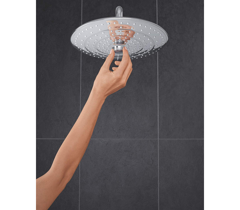 Верхний душ Grohe Euphoria 260 с душевым кронштейном 380 мм, 3 режима струи (26458000)