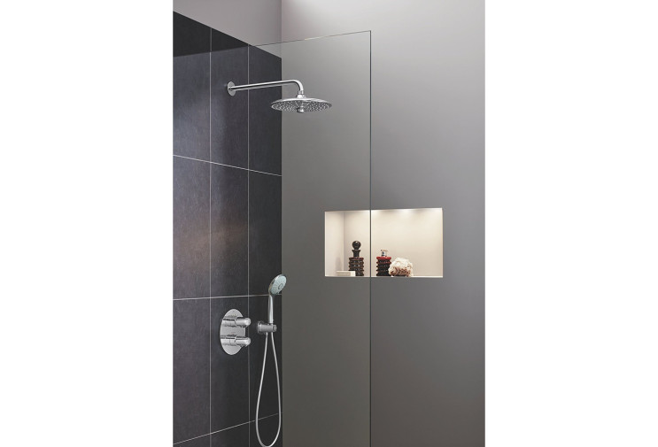 Верхний душ Grohe Euphoria 260 с душевым кронштейном 380 мм, 3 режима струи (26458000) 26458000
