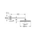 Верхний душ Grohe Rainshower 310 Mono Cube с душевым кронштейном 422 мм, 1 режим струи (26563000) 26563000