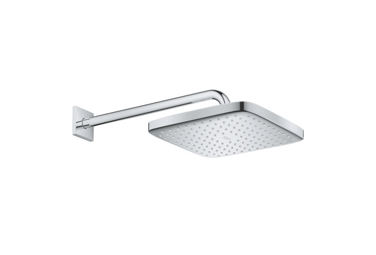 Верхній душ Grohe Tempesta 250 Cube з кронштейном до стіни з WaterSaving (26687000) 26687000