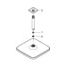 Верхній душ Grohe Tempesta 250 Cube з кронштейном до стіни з WaterSaving (26687000) 26687000
