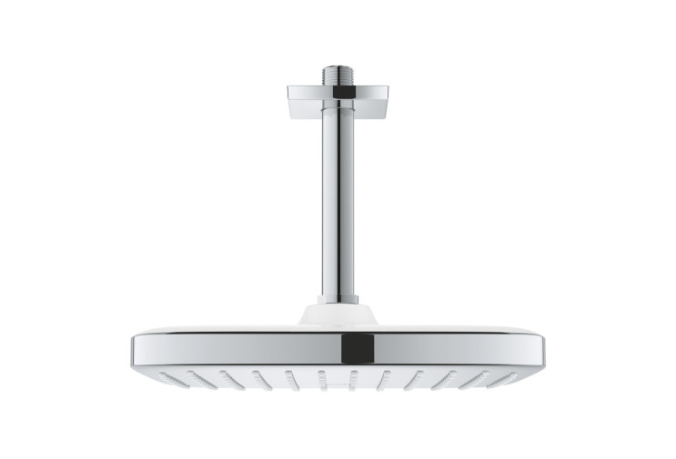 Верхній душ Grohe Tempesta 250 Cube з кронштейном до стелі з WaterSaving (26688000) 26688000