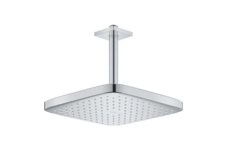 Верхній душ Grohe Tempesta 250 Cube з кронштейном до стелі з WaterSaving (26688000) 26688000