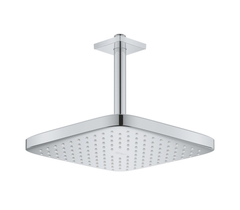 Верхний душ Grohe Tempesta 250 Cube с кронштейном к потолку из WaterSaving (26688000)