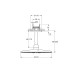 Верхний душ Grohe Rainshower 310 SmartActive с душевым кронштейном, 2 режима струи (22124KF0) 22124KF0